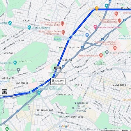 Apartament A.B.L One Metro Katehaki Ateny Zewnętrze zdjęcie